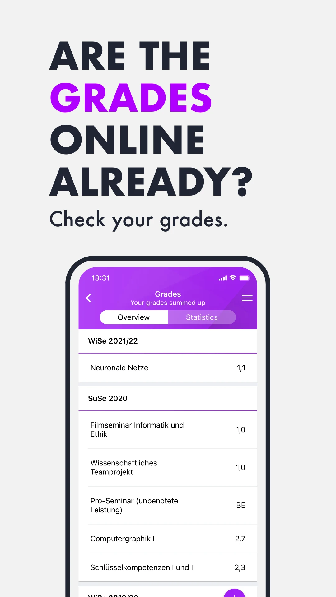 HfG-App screenshot