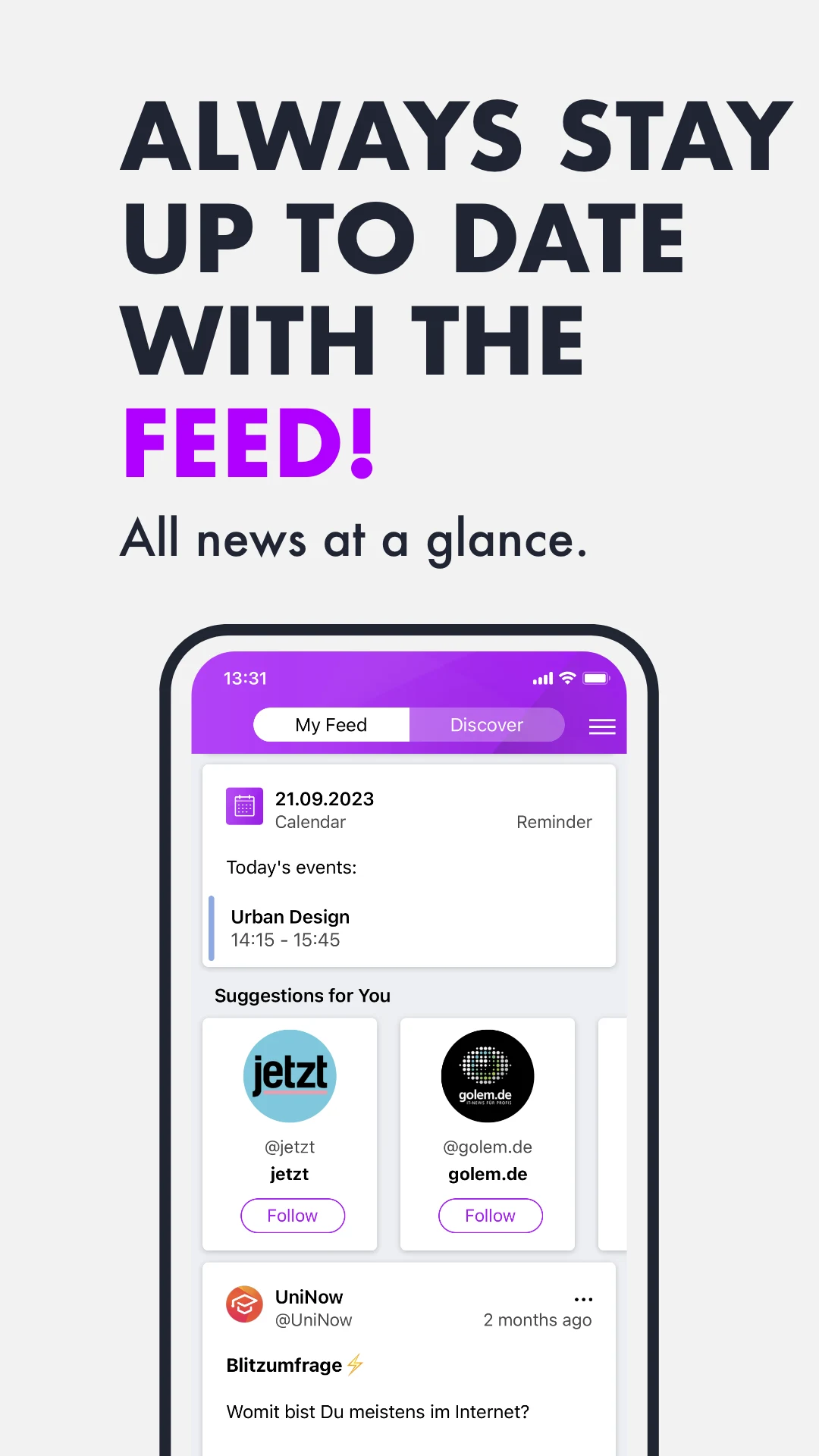 HfG-App screenshot