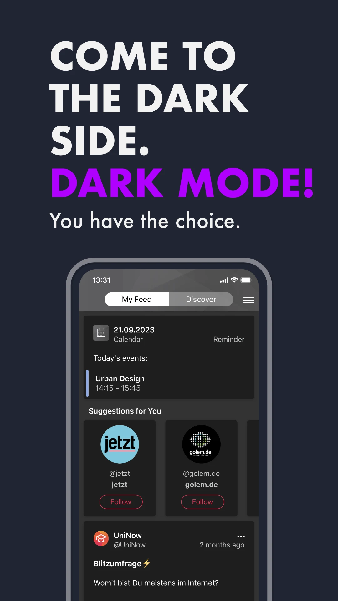 HfG-App screenshot